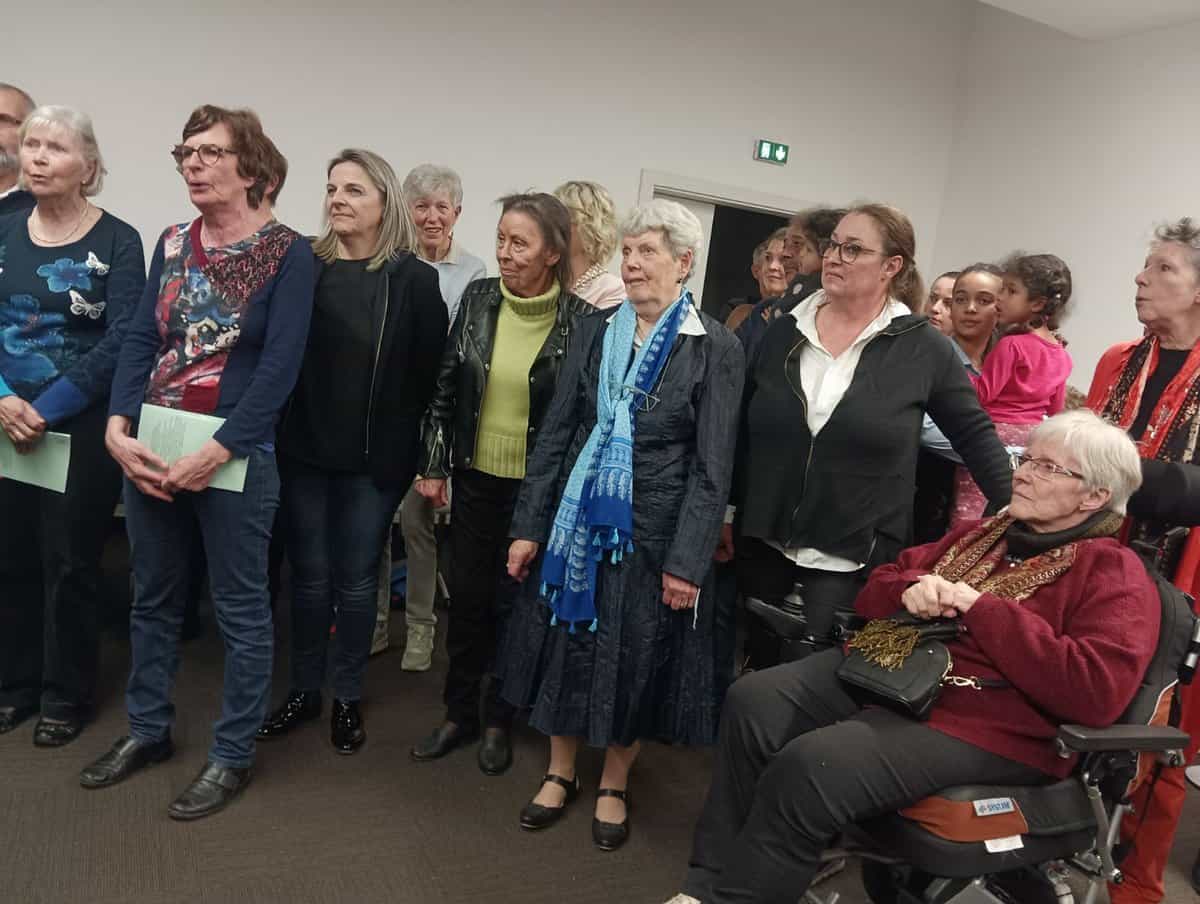 Prestation à la Médiathèque pour honorer 14 FEMMES REMARQUABLES de BARR le 8 mars 2024
